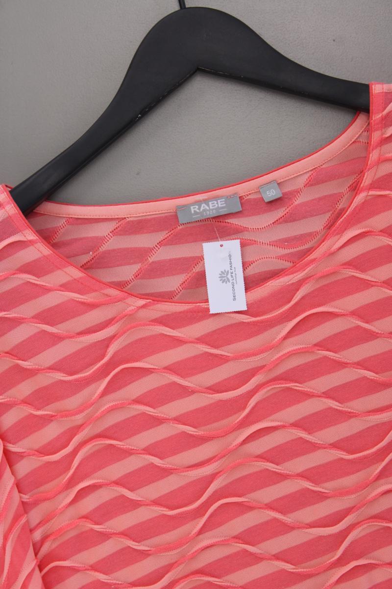 Rabe T-Shirt Gr. 50 Kurzarm rosa aus Viskose
