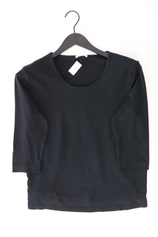 efixelle Regular Shirt Gr. 40 3/4 Ärmel schwarz aus Baumwolle