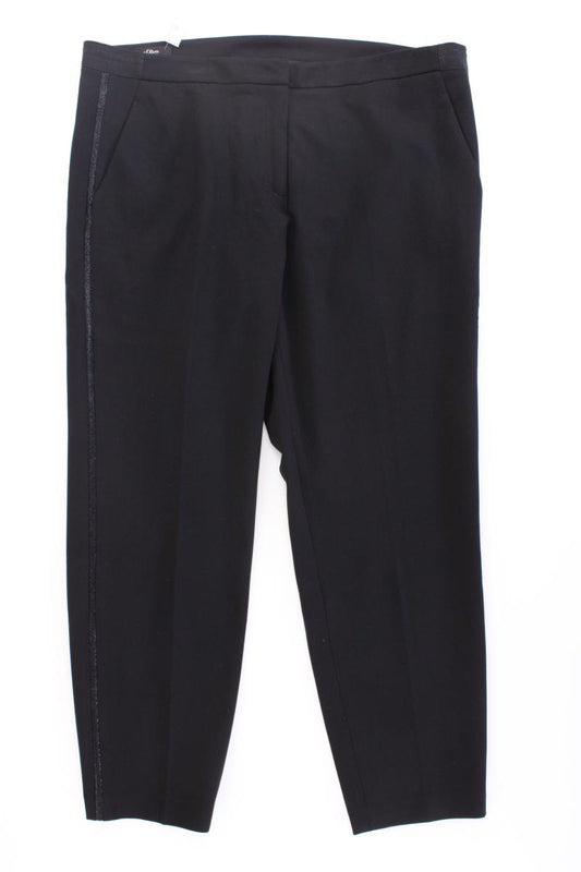 s.Oliver Black Label Stoffhose Gr. 44 neuwertig schwarz aus Viskose