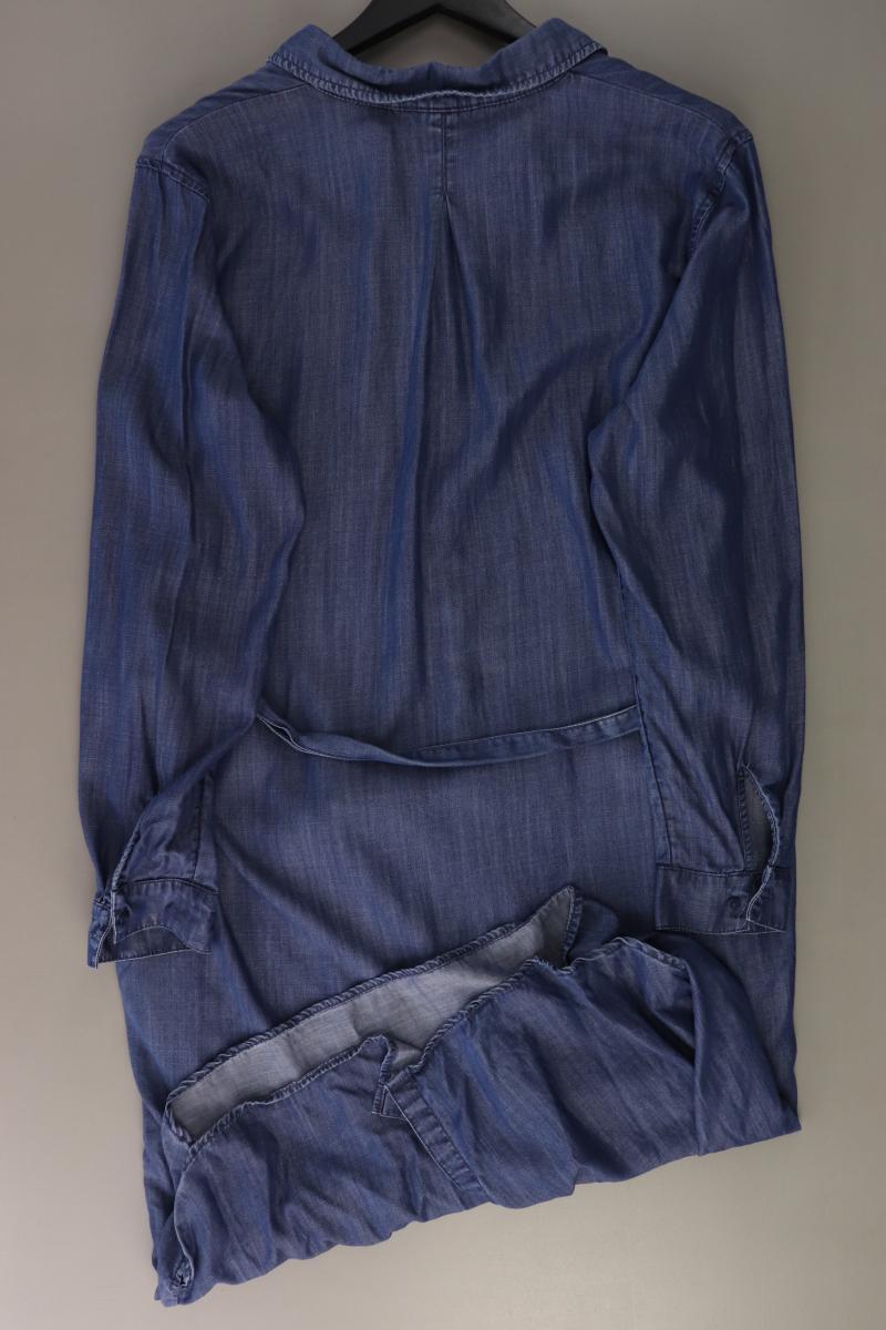 Esprit Langarmkleid Gr. XXL blau aus Lyocell