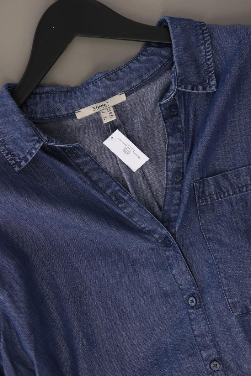 Esprit Langarmkleid Gr. XXL blau aus Lyocell
