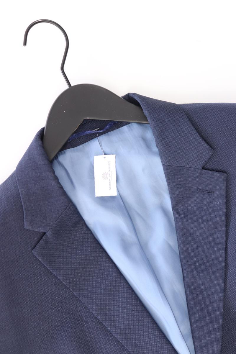 Pierre Cardin Wollsakko für Herren Gr. 56 blau aus Schurwolle