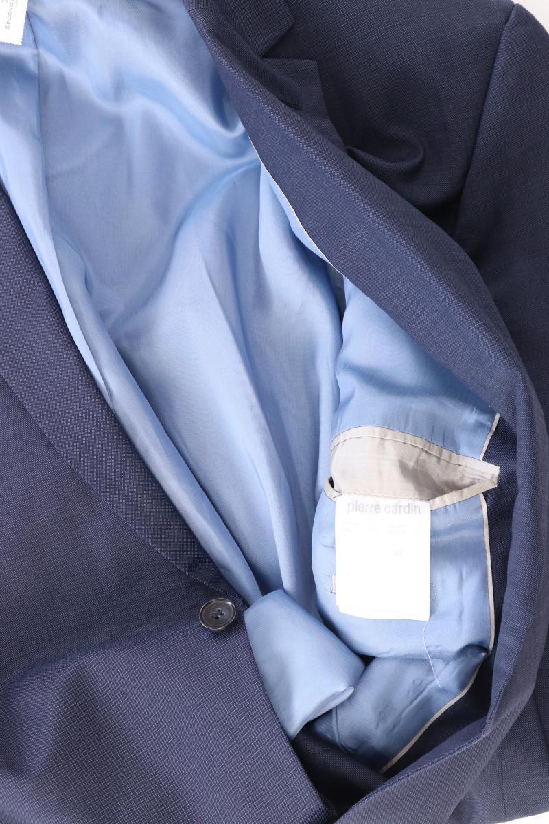 Pierre Cardin Wollsakko für Herren Gr. 56 blau aus Schurwolle