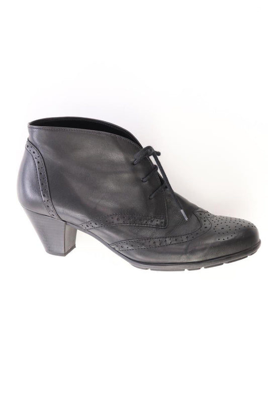 Gabor Ankle Boots Gr. 38 schwarz aus Leder