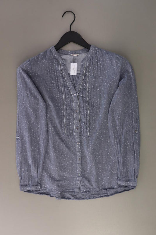 Esprit Langarmbluse Gr. 34 blau