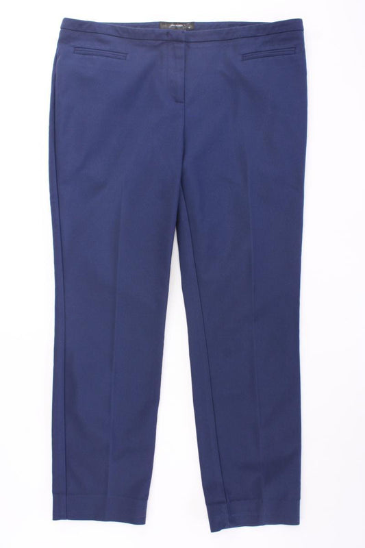 Hallhuber Stoffhose Gr. 42 blau aus Polyester