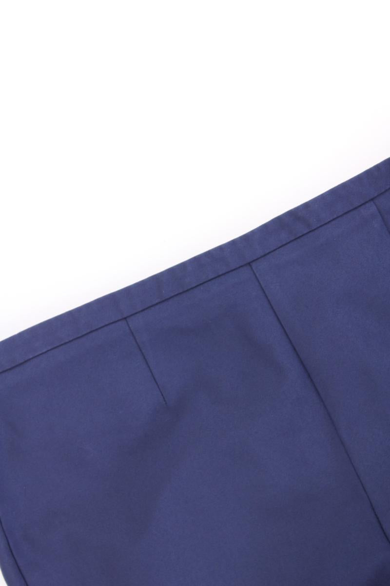Hallhuber Stoffhose Gr. 42 blau aus Polyester