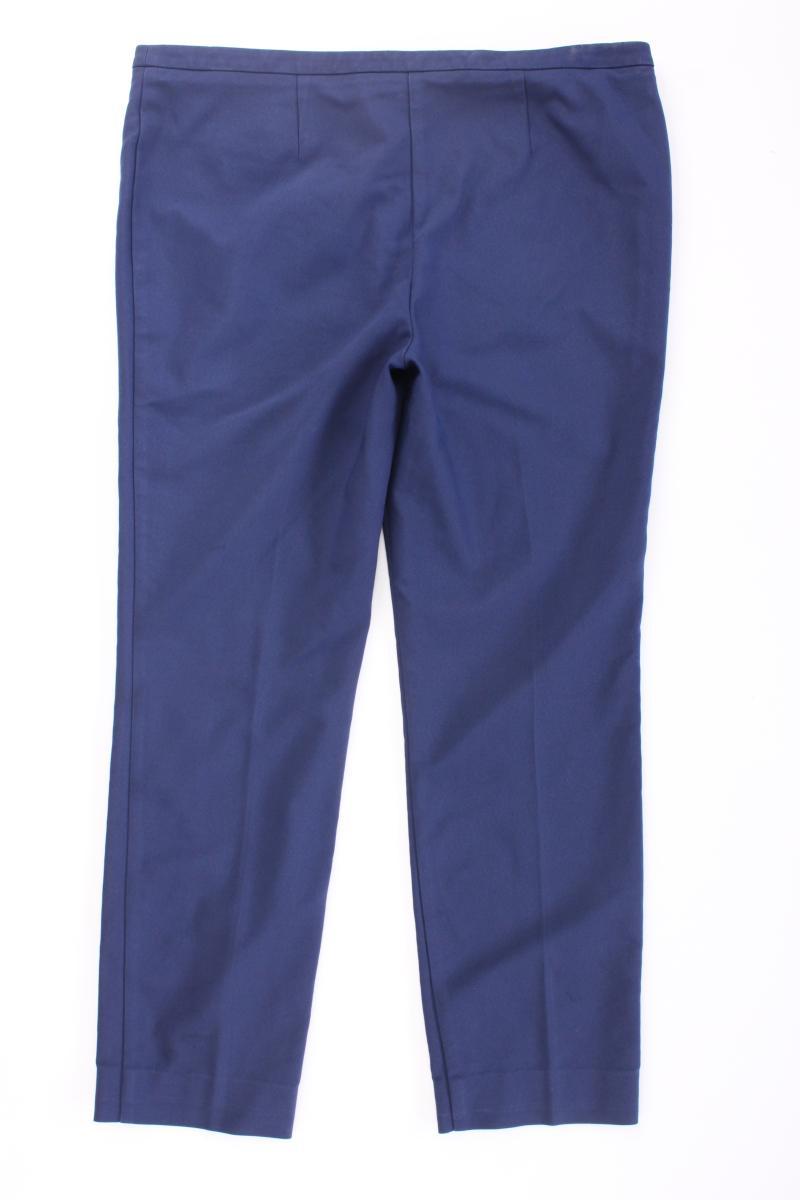 Hallhuber Stoffhose Gr. 42 blau aus Polyester
