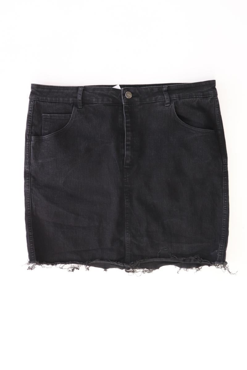H&M Jeansrock Gr. 46 schwarz aus Baumwolle