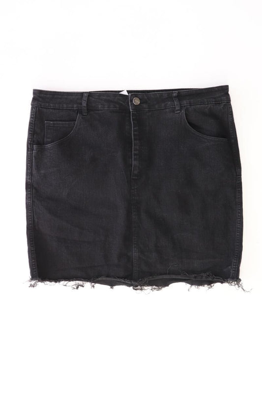 H&M Jeansrock Gr. 46 schwarz aus Baumwolle