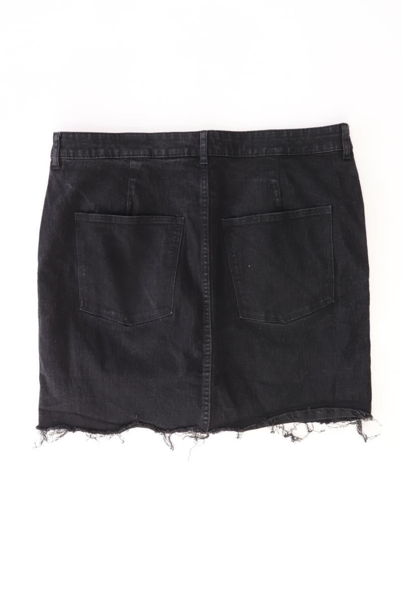 H&M Jeansrock Gr. 46 schwarz aus Baumwolle