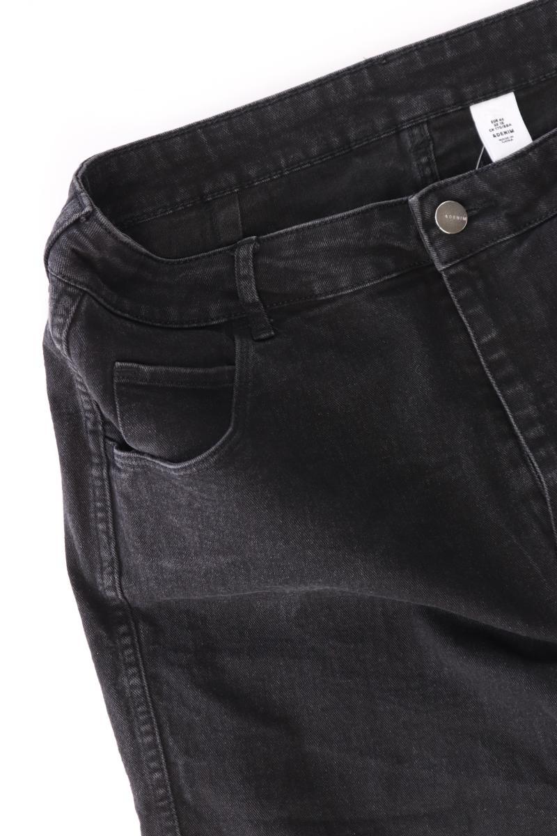 H&M Jeansrock Gr. 46 schwarz aus Baumwolle