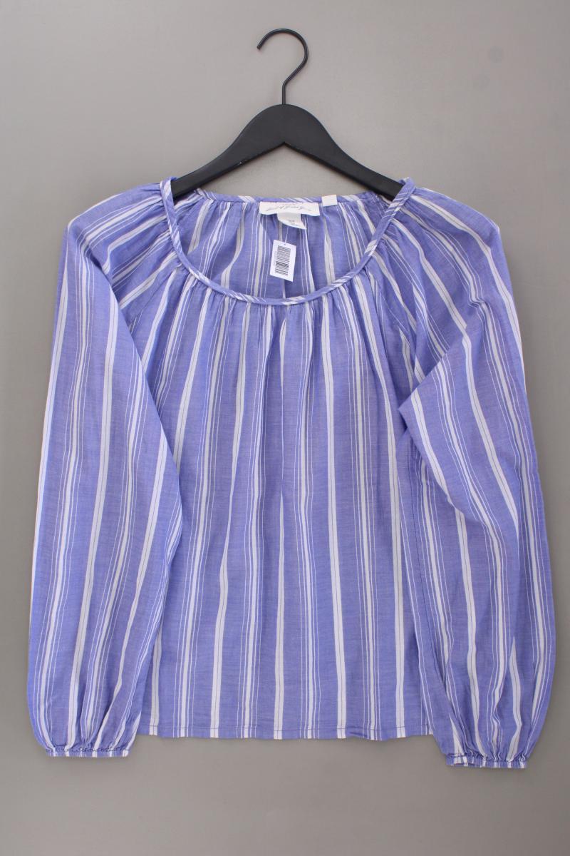 L.O.G.G. H&M Langarmbluse Gr. 34 gestreift blau aus Baumwolle