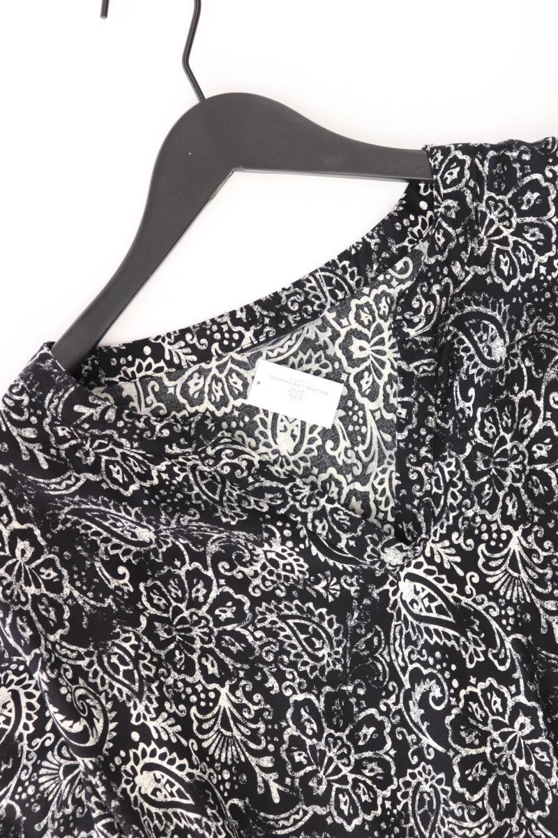 G!na Kleid Gr. 46/48 3/4 Ärmel schwarz aus Viskose