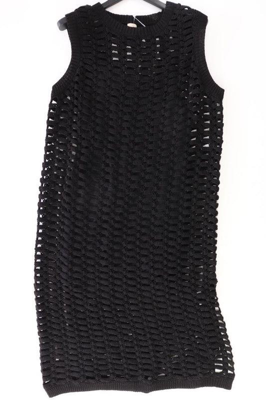 H&M Strandkleid Gr. XL Ärmellos schwarz aus Baumwolle