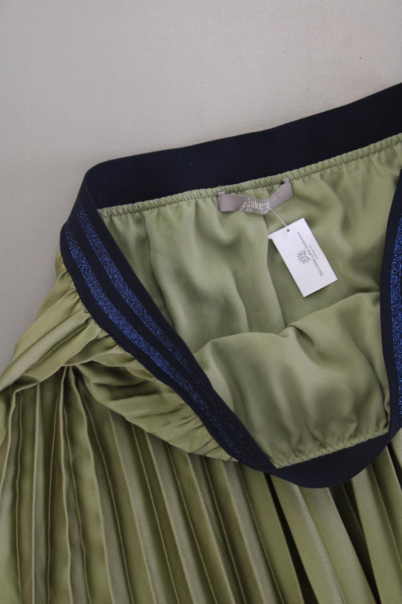 Jake*s Faltenrock Gr. 42 neuwertig olivgrün aus Polyester