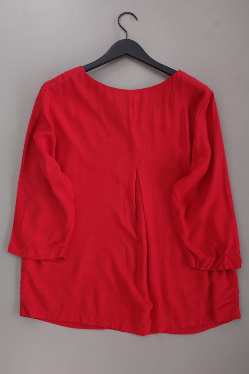 Pfeffinger Oversize-Bluse Gr. 44 neuwertig 3/4 Ärmel rot aus Viskose
