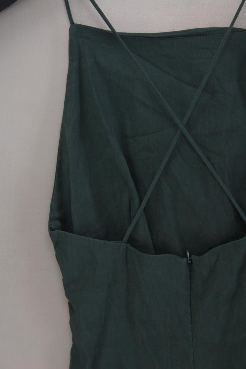 Zara Trägerkleid Gr. S olivgrün aus Leinen