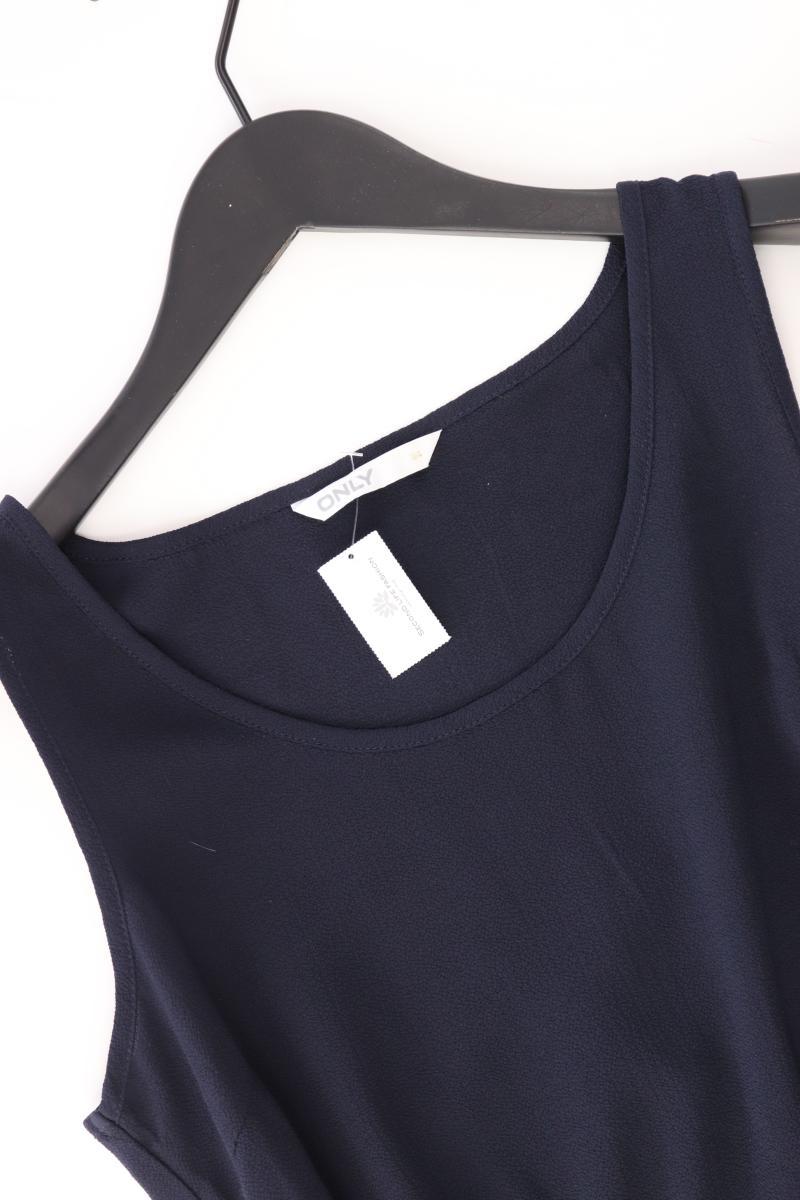Only Kleid Gr. 34 Träger blau aus Polyester