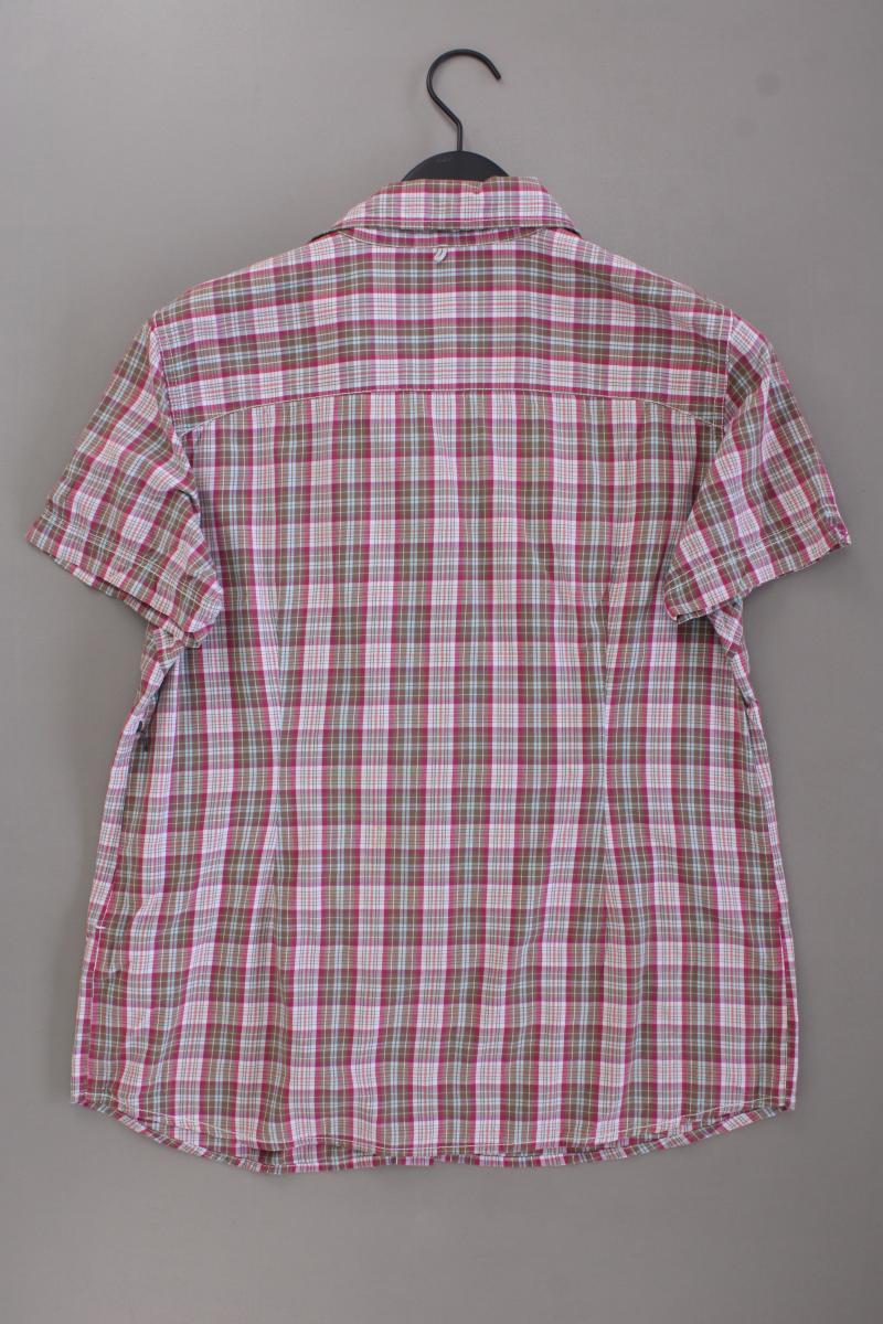 Salewa Karobluse Gr. 46 kariert Kurzarm pink aus Baumwolle