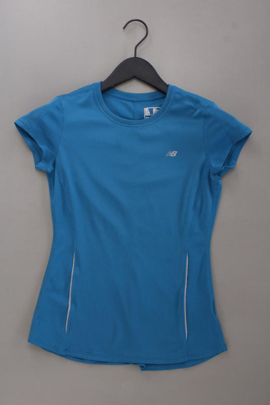 New Balance Sportshirt Gr. S Kurzarm blau aus Polyester