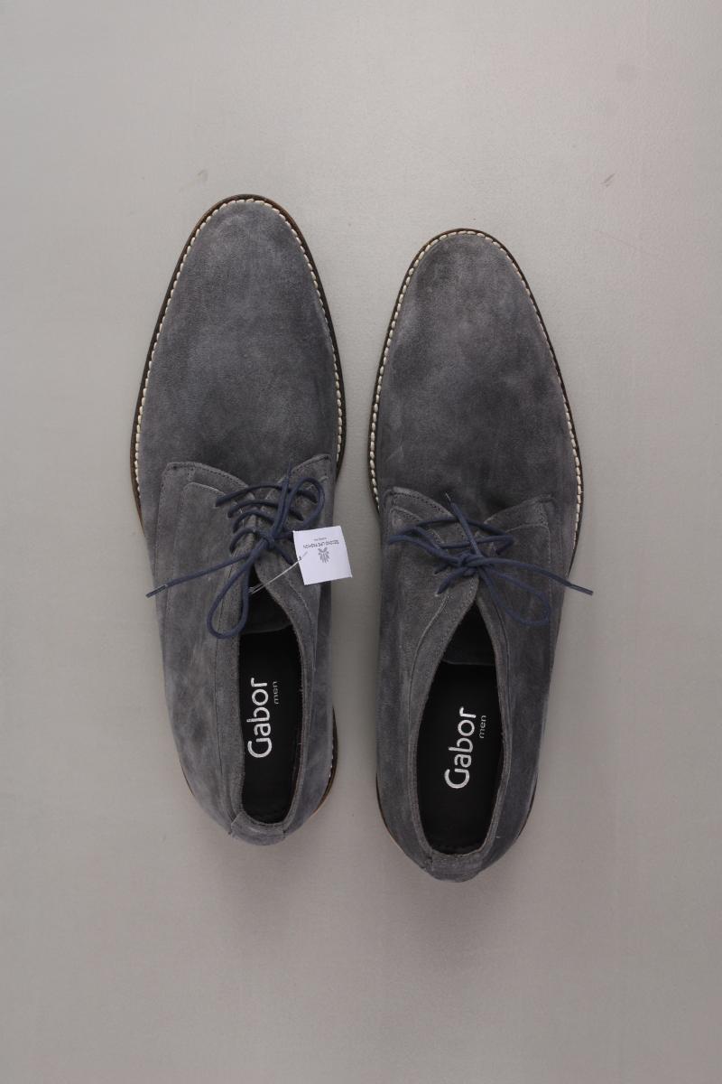 Gabor Schuhe für Herren Gr. 44 grau aus Leder