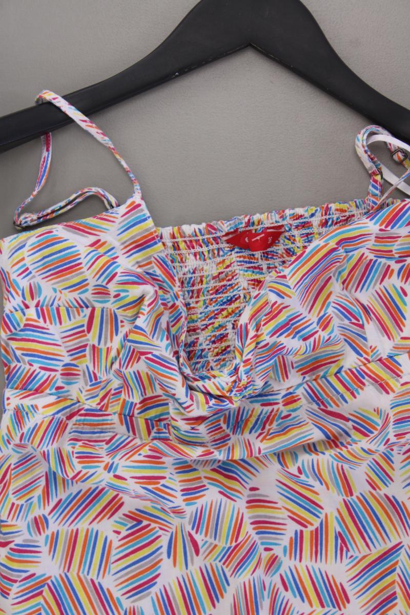 edc by Esprit Trägerkleid Gr. 36 geometrisches Muster mehrfarbig aus Viskose