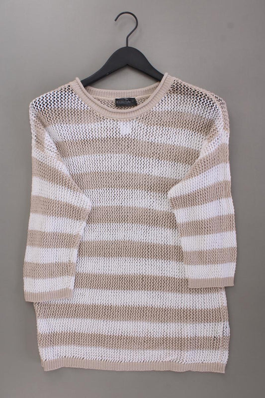 Kapalua Strickpullover Gr. L gestreift braun aus Baumwolle
