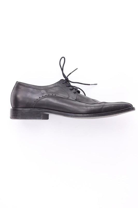 Anzugschuhe für Herren Gr. 43 schwarz aus Leder