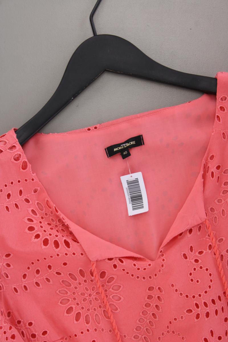 More&More Kurzarmkleid Gr. 40 neuwertig rosa aus Baumwolle