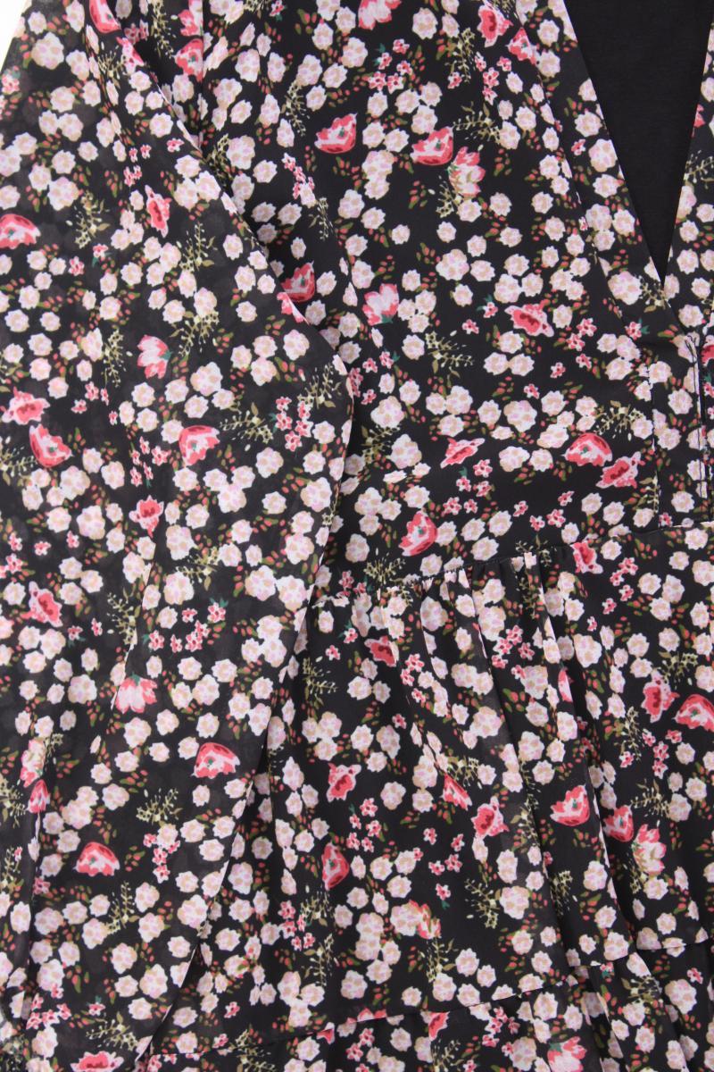 Zabaione Chiffonkleid Gr. XL mit Blumenmuster 3/4 Ärmel mehrfarbig aus Polyester