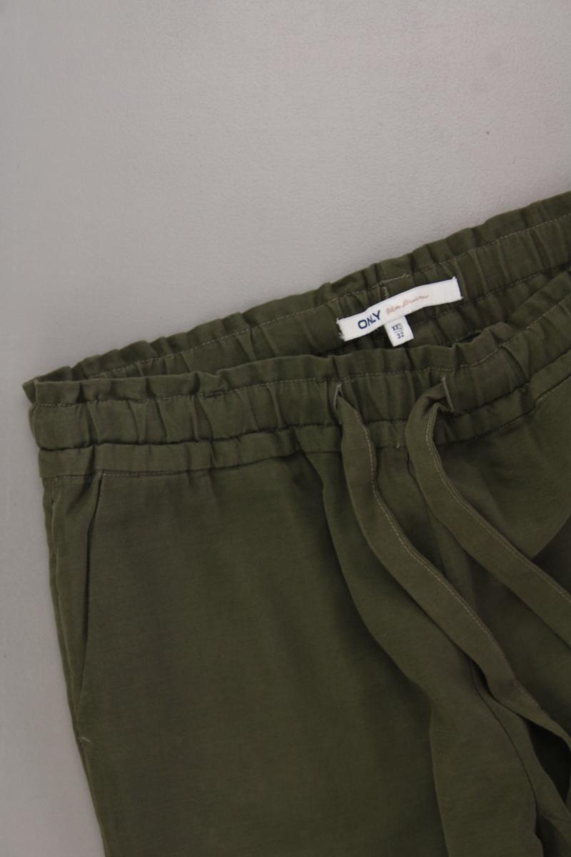 Only Stoffhose Gr. XS/L32 olivgrün aus Lyocell