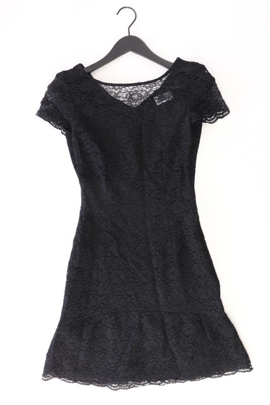 Esprit Spitzenkleid Gr. 36 Kurzarm schwarz aus Polyester