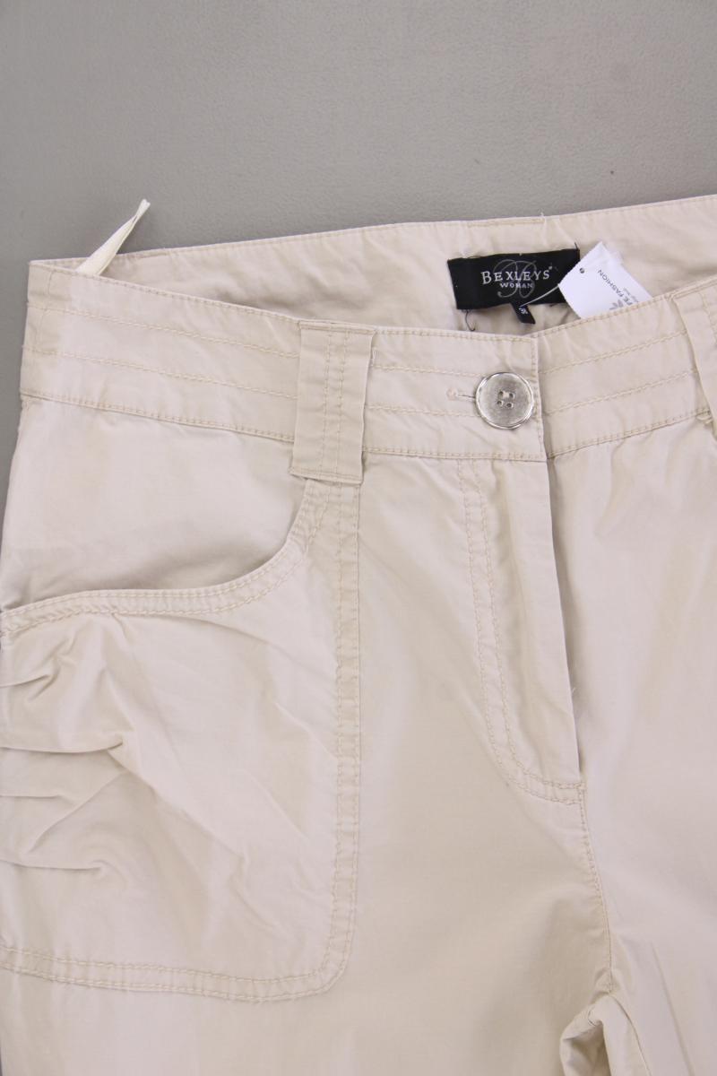 Bexleys Stoffhose Gr. 38 creme aus Baumwolle