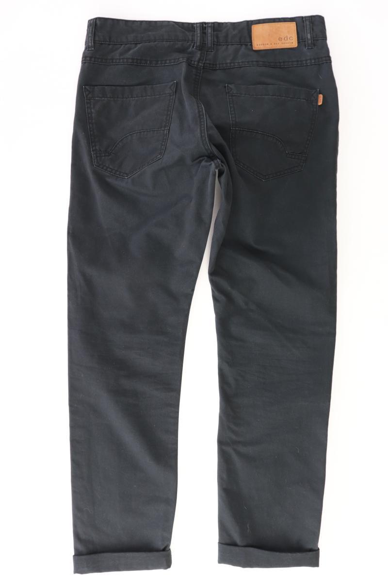 edc by Esprit Five-Pocket-Hose für Herren Gr. W31/L32 schwarz aus Baumwolle
