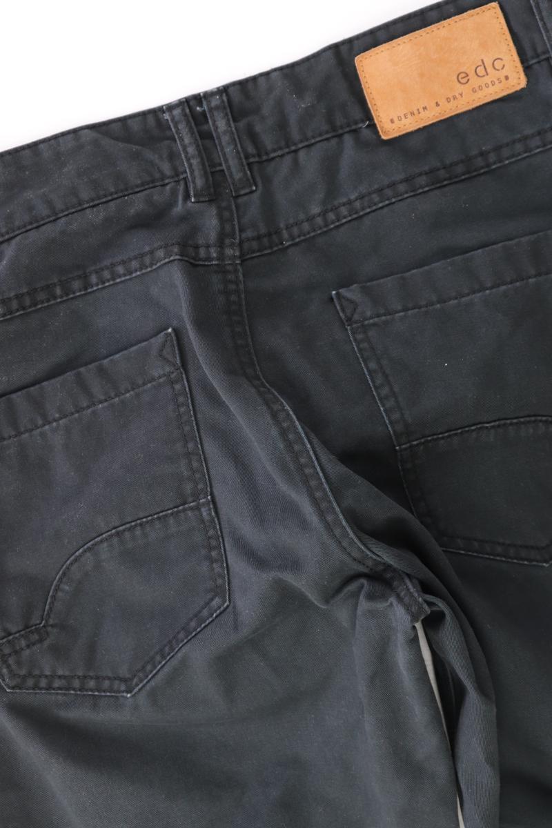edc by Esprit Five-Pocket-Hose für Herren Gr. W31/L32 schwarz aus Baumwolle