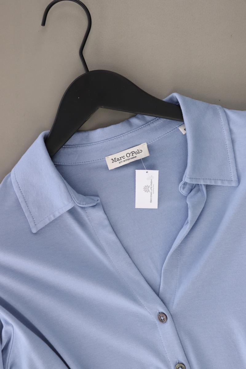 Marc O'Polo Langarmbluse Gr. M blau aus Viskose
