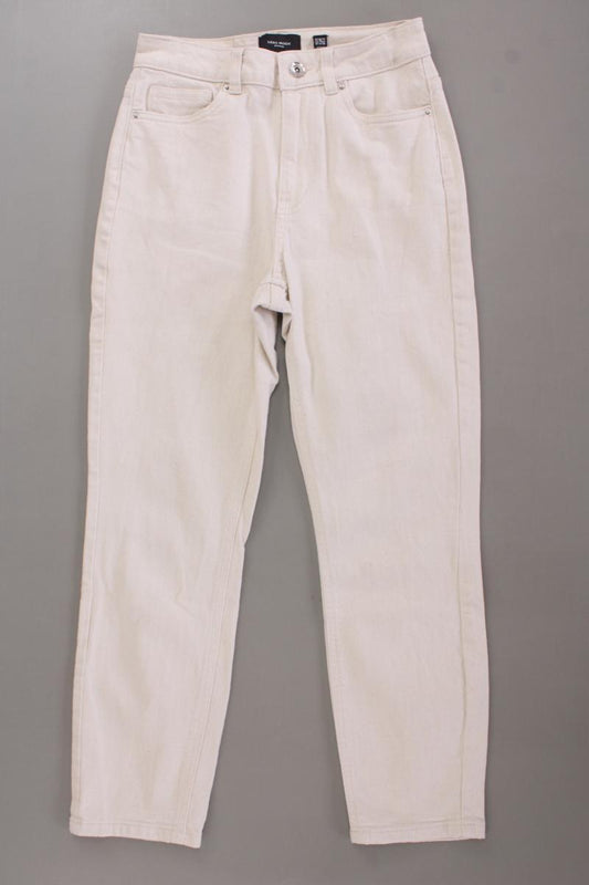 Vero Moda Mom Jeans Gr. W25/L30 creme aus Baumwolle