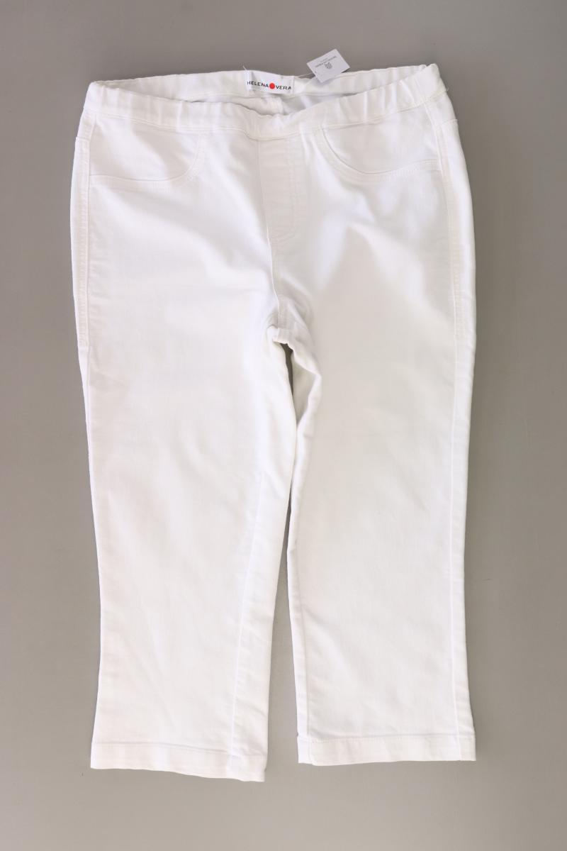 Helena Vera 7/8 Hose Gr. Kurzgröße 19 weiß aus Baumwolle