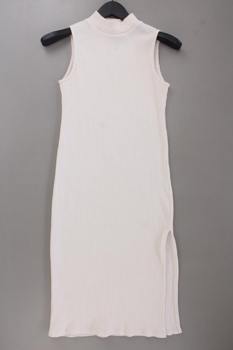 Stradivarius Strickkleid Gr. S Ärmellos creme