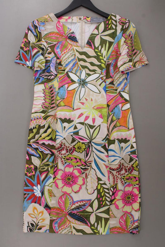 White Label Rofa Fashion Group Etuikleid Gr. 38 mit Blumenmuster Kurzarm
