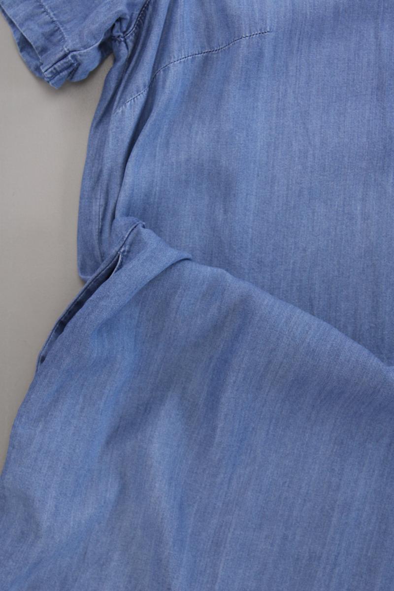 Kapalua Kleid Gr. 42 Kurzarm blau aus Lyocell