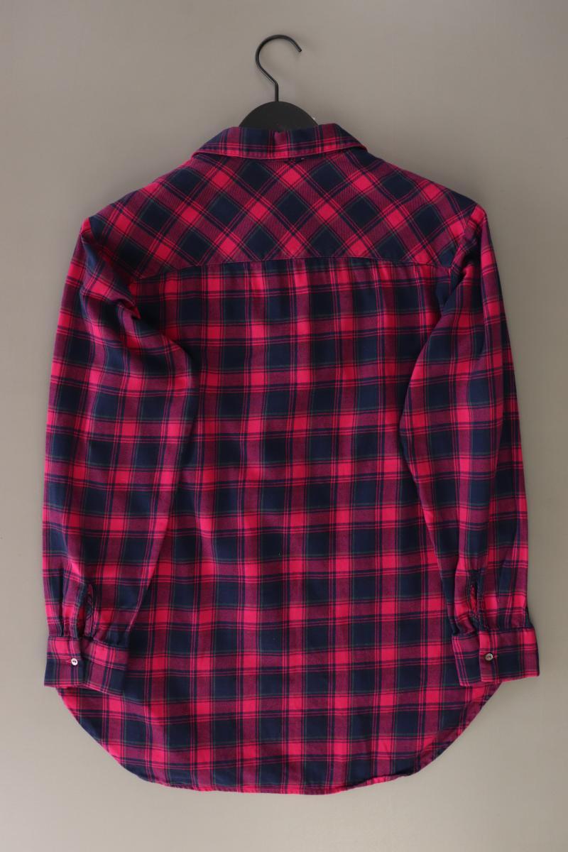 edc by Esprit Karobluse Gr. M kariert Langarm pink aus Baumwolle