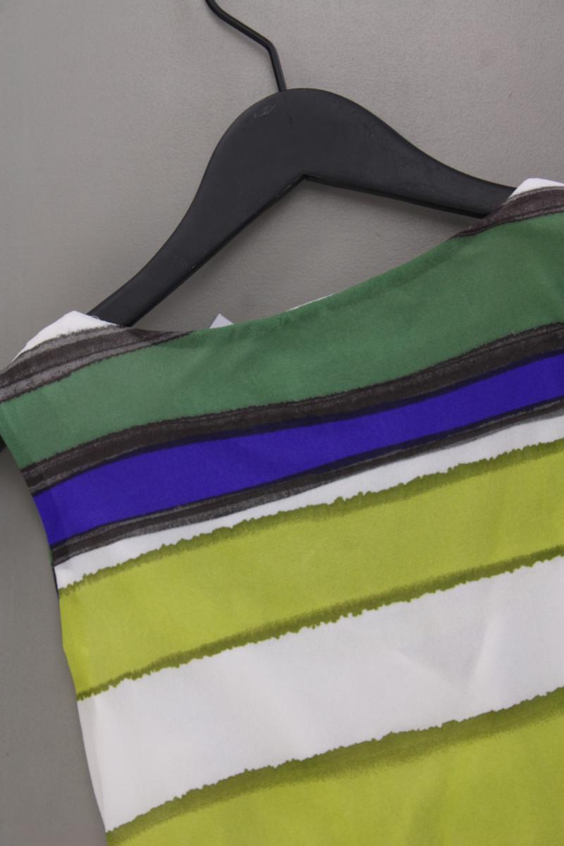 Apanage Stretchkleid Gr. 40 gestreift Ärmellos grün aus Nylon