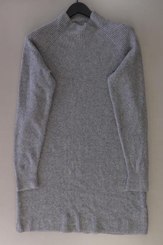 Abercrombie & Fitch Strickkleid Gr. L Langarm grau aus Nylon