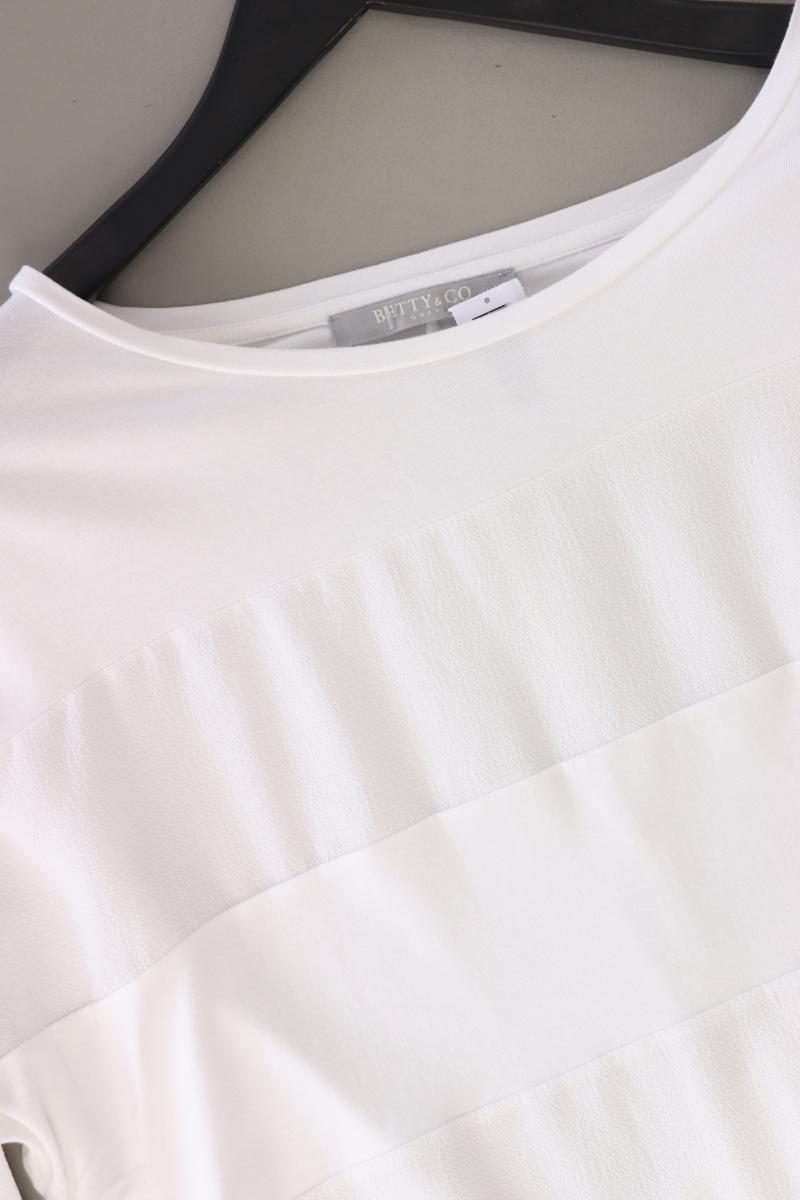 Betty & Co. Oversize-Shirt Gr. M 3/4 Ärmel weiß