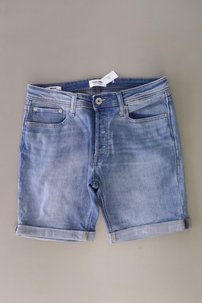 Jack & Jones Jeansshorts für Herren Gr. M blau aus Baumwolle