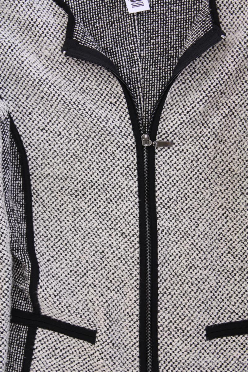 Street One Strickjacke Gr. 38 Langarm grau aus Baumwolle