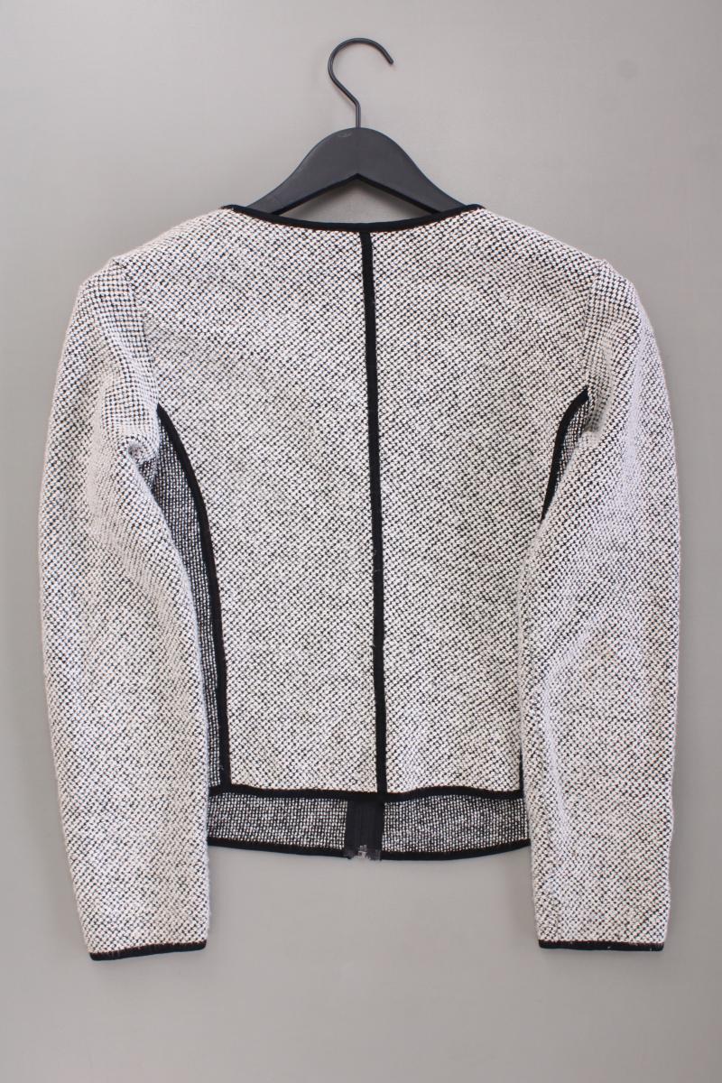 Street One Strickjacke Gr. 38 Langarm grau aus Baumwolle