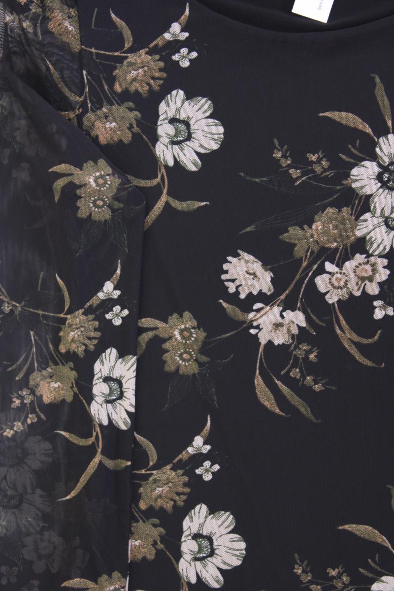 s.Oliver Black Label Longsleeve-Shirt Gr. 36 mit Blumenmuster neuwertig Langarm